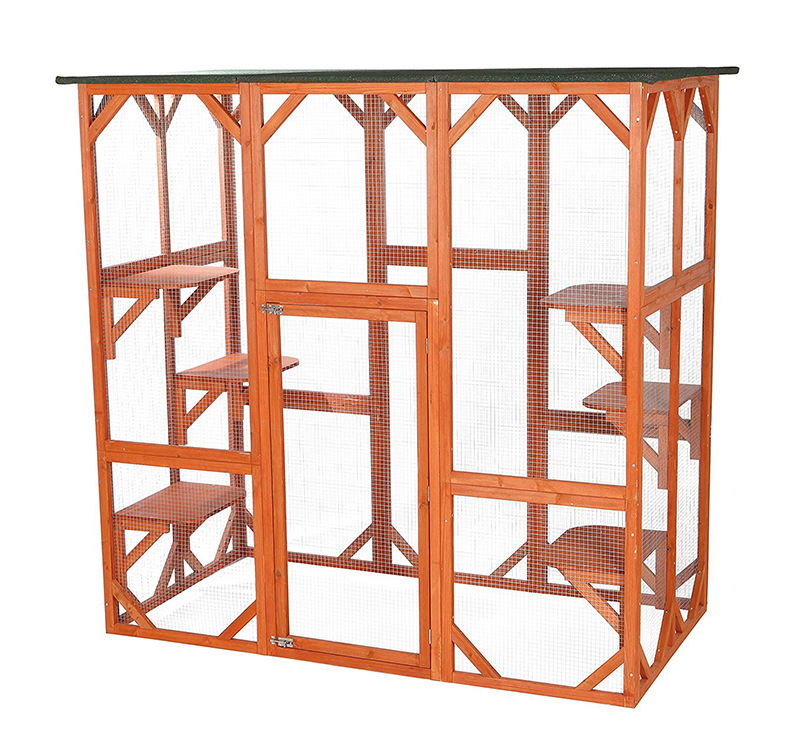 Factory pet nest chicken coop chicken coop chicken coop home fence wooden display parrot cage dog cage duck coop
