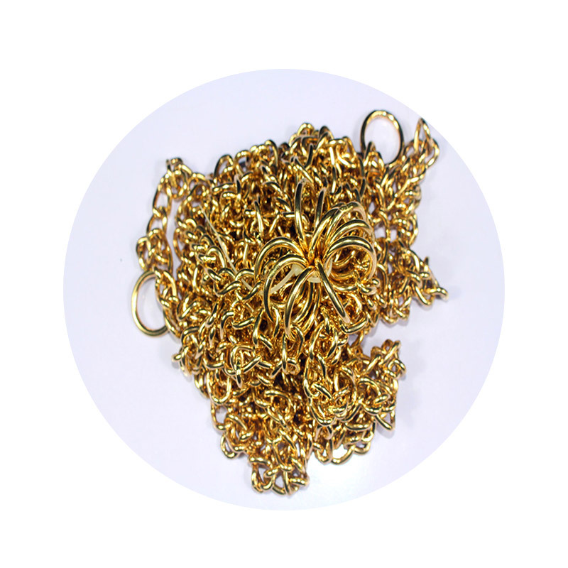 Dog Chain Large Dog P Chain Durable Solid Pure Copper Pet Chain Button Dog Training Chain Pet Supplies Traction