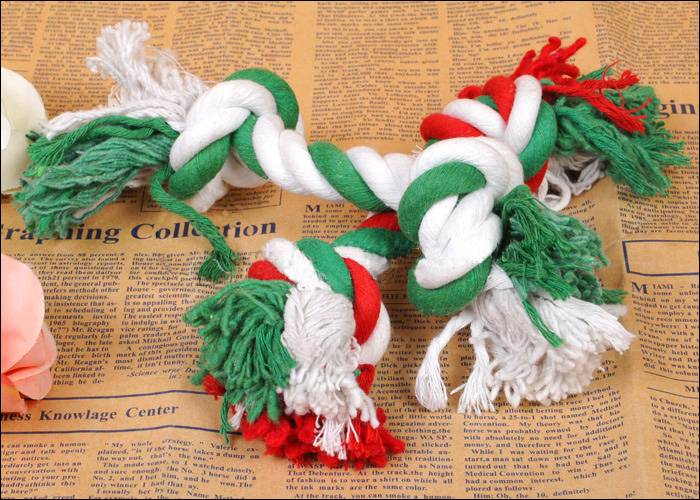 Pet toy double knot biting rope brushing rope dog toy tie the rope string ball Pet rope knot toy Pet toy double knot biting rope brushing rope dog toy tie the rope string ball Pet rope knot toy