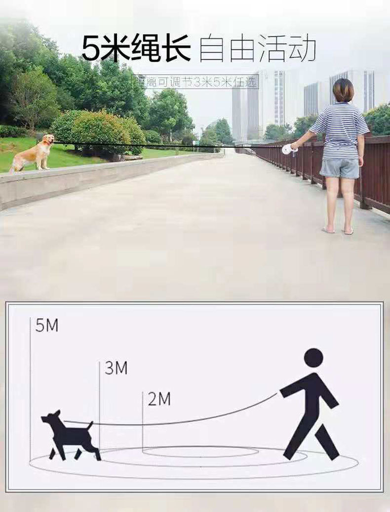 Pet Hand Holding Rope Retractable Pet Rope Explosion-Proof Golden Retriever Teddy Leash Small and Medium Sized Dog Dogs and Cats Automatic Pet Hand Holding Rope Retractable Pet Rope Explosion-Proof Golden Retriever Teddy Leash Small and Medium Sized Dog Dogs and Cats Automatic