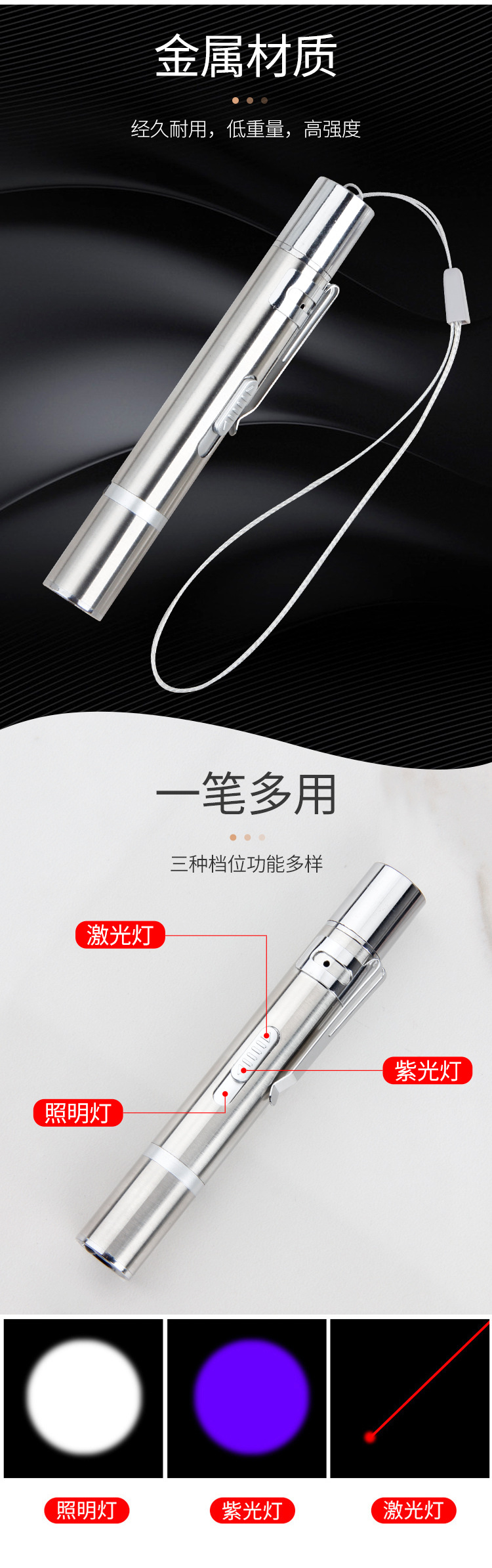 USB Rechargeable Laser Cat Teaser Multi-Pattern Amazon Cat Toy Pet Supplies Toy Funny Cat Pen USB Rechargeable Laser Cat Teaser Multi-Pattern Amazon Cat Toy Pet Supplies Toy Funny Cat Pen