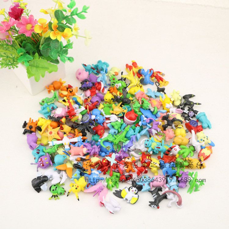 144 Pet Small. Fine. Spirit Pokemon Pikachu Small Number Doll Toy Ornaments