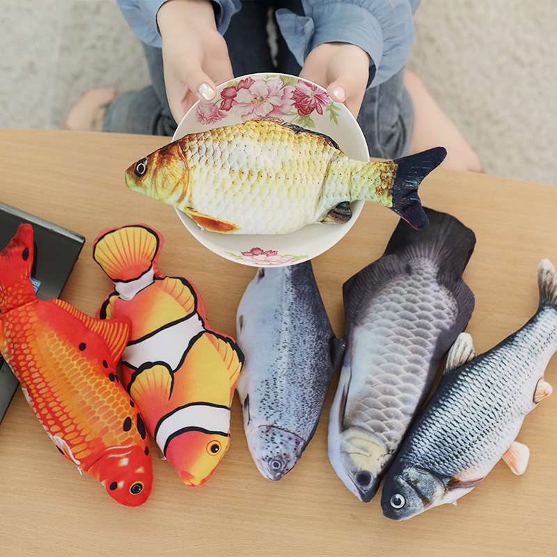 Amazon Douyin Net Red Electric Fish Cat Toy Beating Simulated Fish Plush Toy Pet Toy Amazon Douyin Net Red Electric Fish Cat Toy Beating Simulated Fish Plush Toy Pet Toy