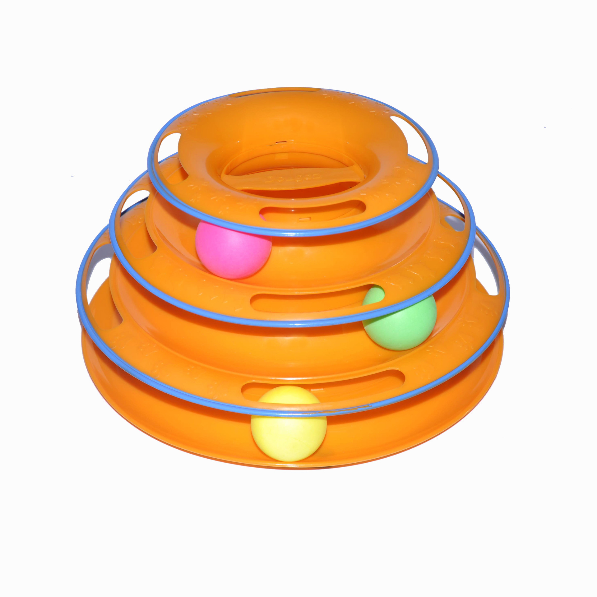 Pet supplies new cat tri-layer recreation plate cat rotating plate to amuse the cat artifact cat puzzle toy track ball