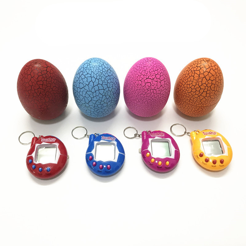 Electronic Pet Machine Crack Egg Pack Electronic Development Game Machine Tumbler Egg Toy Foreign Trade Amazon Cross-Border