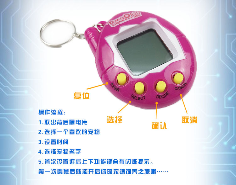 Electronic Pet Machine Crack Egg Pack Electronic Development Game Machine Tumbler Egg Toy Foreign Trade Amazon Cross-Border Electronic Pet Machine Crack Egg Pack Electronic Development Game Machine Tumbler Egg Toy Foreign Trade Amazon Cross-Border