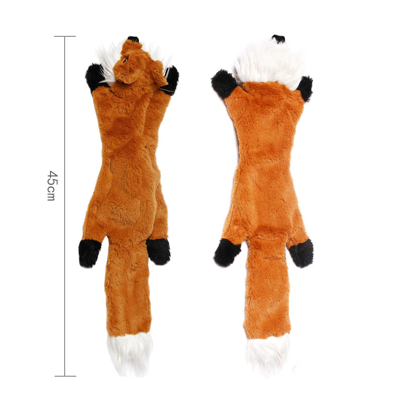 Pet Supplies Dog Simulation Animal Leather Toy 45cm Pet Sounding Plush Toy 