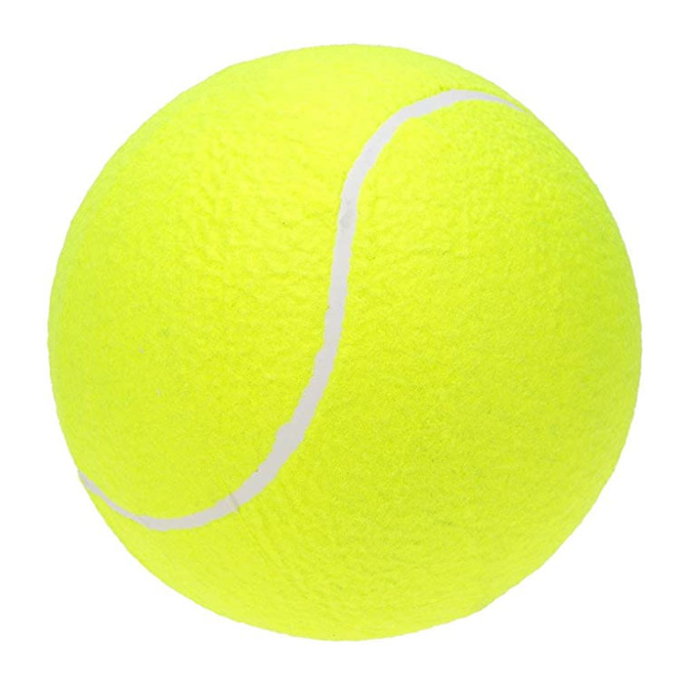 Big Tennis Sign 24cm Inflatable Tennis Holiday Activity Gift Pet Tennis 9.5-Inch Pet Bite Toy