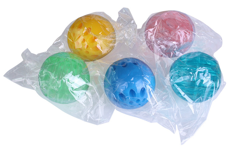 Pet Toy Ball Rubber Elastic Flash Dog Toy Pet Bite-Resistant Molar Tooth Cleaning Toy Ball Pet Dog Bite Ball