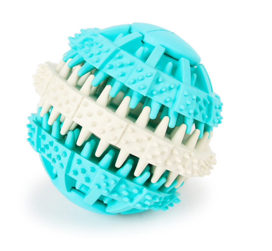 Pet Toy Ball Rubber Ball Bite-Resistant Molar Tooth Cleaning Ball Pet Molar Toy Rubber Dog Toys