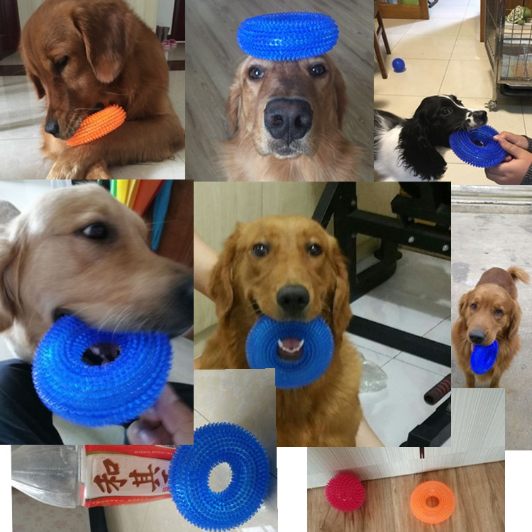 Pet Toy Bite-Resistant Vocalization Toy Ball Large Dog Golden Retriever Barbed TPR Dog Toy Tooth Cleaning Molar Dog Toy Pet Toy Bite-Resistant Vocalization Toy Ball Large Dog Golden Retriever Barbed TPR Dog Toy Tooth Cleaning Molar Dog Toy