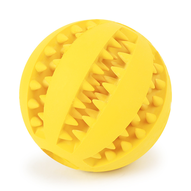 In Stock Wholesale New Bite Cross-Border Pet Toy Milk Flavor Rubber Watermelon Tooth Cleaning Pet Ball