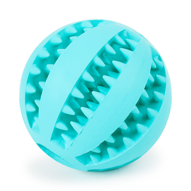 In Stock Wholesale New Bite Cross-Border Pet Toy Milk Flavor Rubber Watermelon Tooth Cleaning Pet Ball