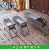 Galvanized Burning BBQ Grill Squares BBQ Grill, Burning BBQ Grill, Barbecue Oven Dedicated BBQ Grill Barbecue Stove Grate, Stainless Steel