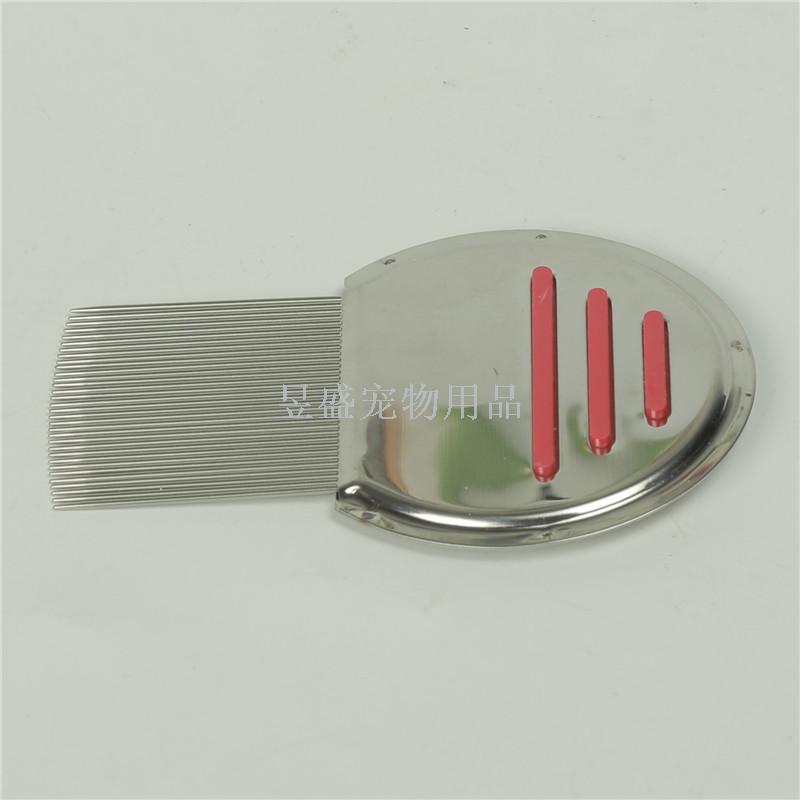 Pet flea comb, lice removal, stainless steel rack, long needle grate Pet flea comb, lice removal, stainless steel rack, long needle grate