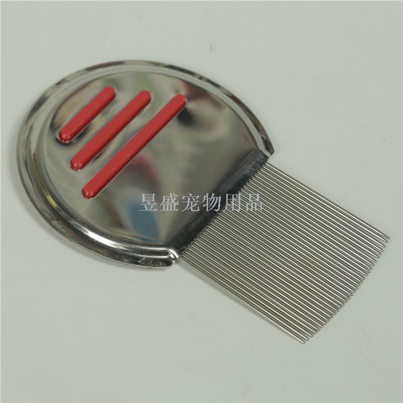Pet flea comb, lice removal, stainless steel rack, long needle grate Pet flea comb, lice removal, stainless steel rack, long needle grate