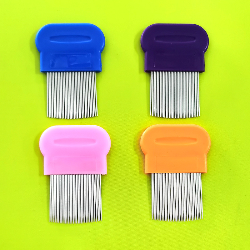 Long Needle Pet Comb Dog Flea Cleaning Comb Stainless-Steel Needle Grate Comb Lice Removal Depulization Dense Gear Comb Stall Long Needle Pet Comb Dog Flea Cleaning Comb Stainless-Steel Needle Grate Comb Lice Removal Depulization Dense Gear Comb Stall