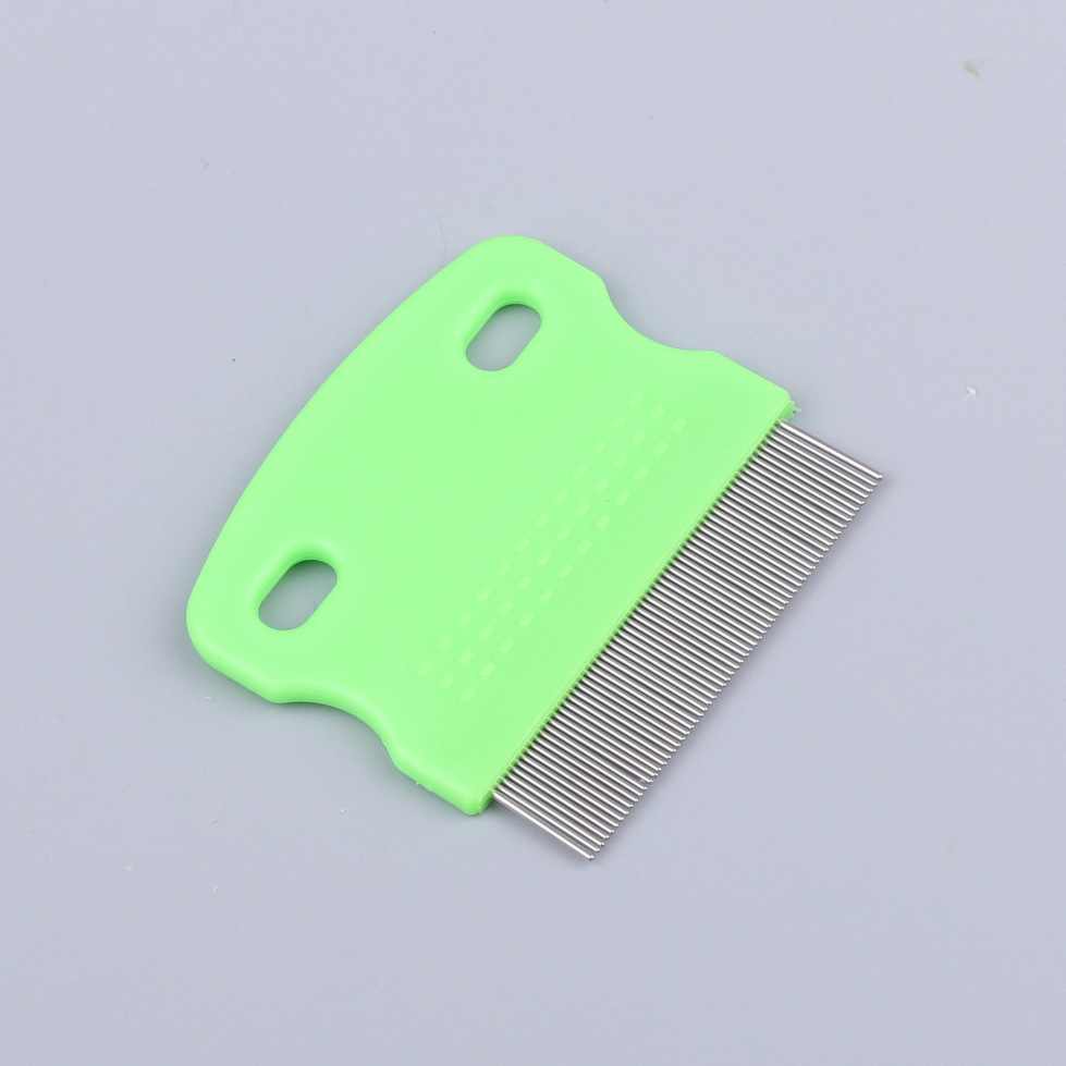 Wholesale Pet Supplies Flea Comb Stainless-Steel Needle Dense Gear Flea Removal Cat and Dog Grate Pet Dense Gear Comb