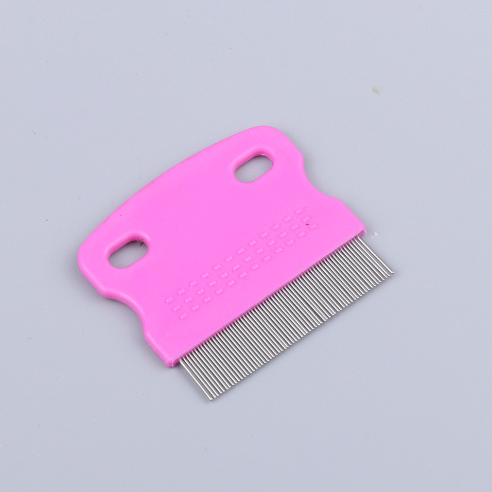 Wholesale Pet Supplies Flea Comb Stainless-Steel Needle Dense Gear Flea Removal Cat and Dog Grate Pet Dense Gear Comb