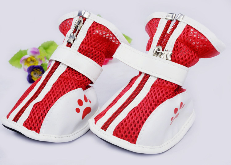Spring/Summer Pet Shoes Summer New Non-Slip Soft Bottom Beef Tendon Bottom Breathable Mesh Dog Shoes Poodle Shoes Spring/Summer Pet Shoes Summer New Non-Slip Soft Bottom Beef Tendon Bottom Breathable Mesh Dog Shoes Poodle Shoes