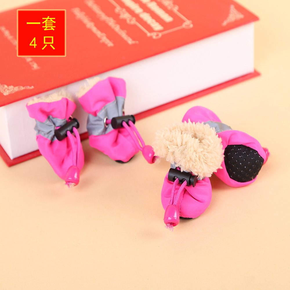 Dog Soft Sole Shoes Puppy Shoes Toddler Non-Slip Pet Shoe Cover Rain Boots Pet Shoes Teddy Dog Foot Cover