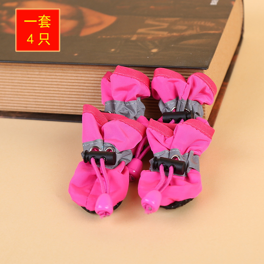 Dog Soft Sole Shoes Puppy Shoes Toddler Non-Slip Pet Shoe Cover Rain Boots Pet Shoes Teddy Dog Foot Cover