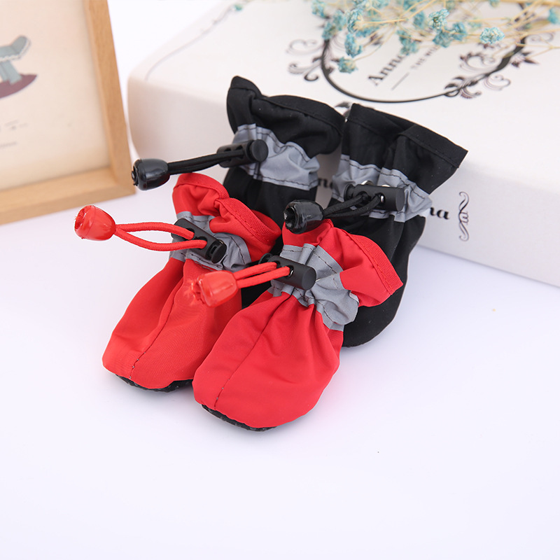Pet Dog Soft Bottom Rainshoes Teddy Bomei VIP Bear Soft Bottom Rainshoes Boots Dog Shoes Waterproof Pet Shoes