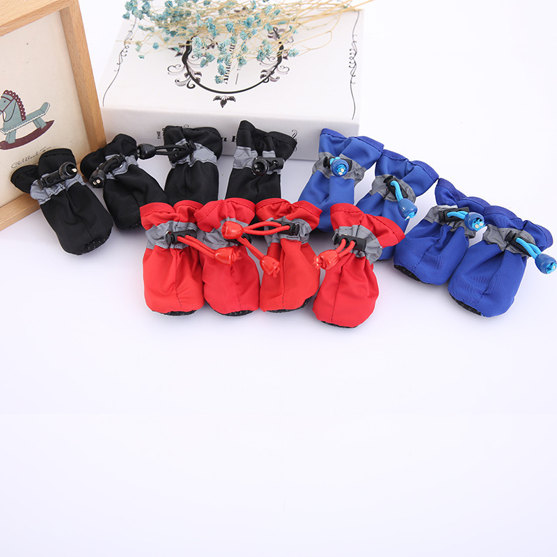 Pet Dog Soft Bottom Rainshoes Teddy Bomei VIP Bear Soft Bottom Rainshoes Boots Dog Shoes Waterproof Pet Shoes