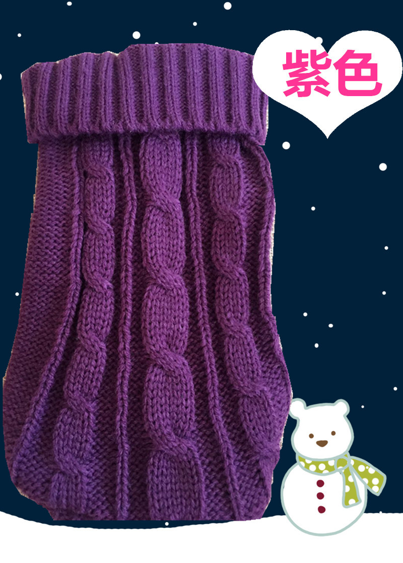 Pet Sweater Wholesale Autumn and Winter Thick Small Size Dog Baby Sweater Puppy Ultra Small Puppy Sweater 10 Colors