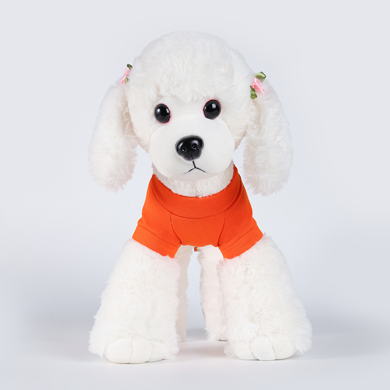 Cartoon Dog Pattern Sweater Autumn and Winter Four-Legged Dog Clothes Polyester Teddy New Pet Clothes Small Pet Supplies