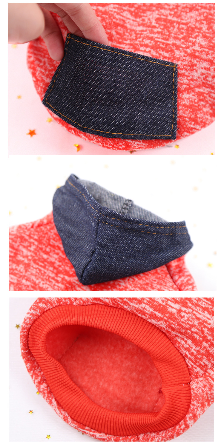 Autumn Winter Sweater Pocket Two-legged Clothes Sporty Pet Clothes Dog Cat Clothes Pet Supplies