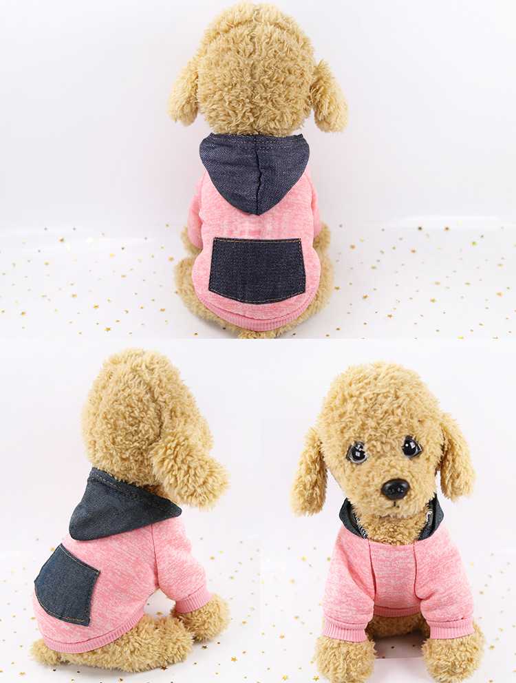 Autumn Winter Sweater Pocket Two-legged Clothes Sporty Pet Clothes Dog Cat Clothes Pet Supplies