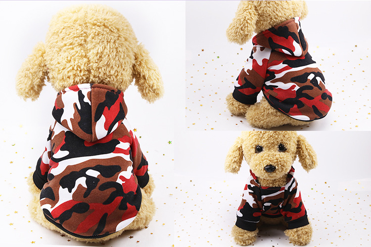 Autumn Winter Sweater Pocket Two Feet Clothes Sports Style Pet Clothes Dog Cat Clothes Pet Supplies