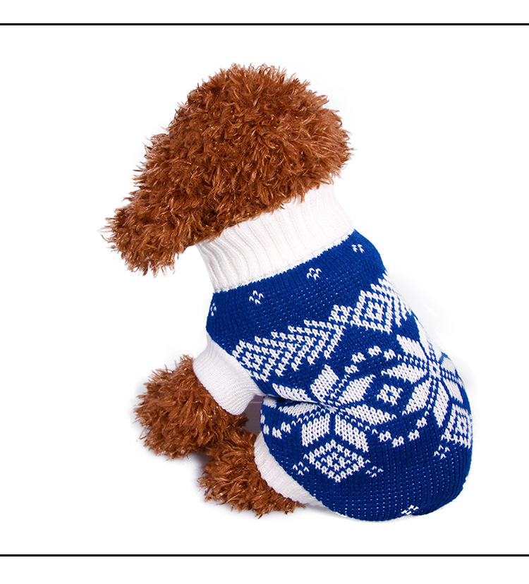 Factory direct sale autumn winter dog clothes Christmas pet knitting sweater cat clothes