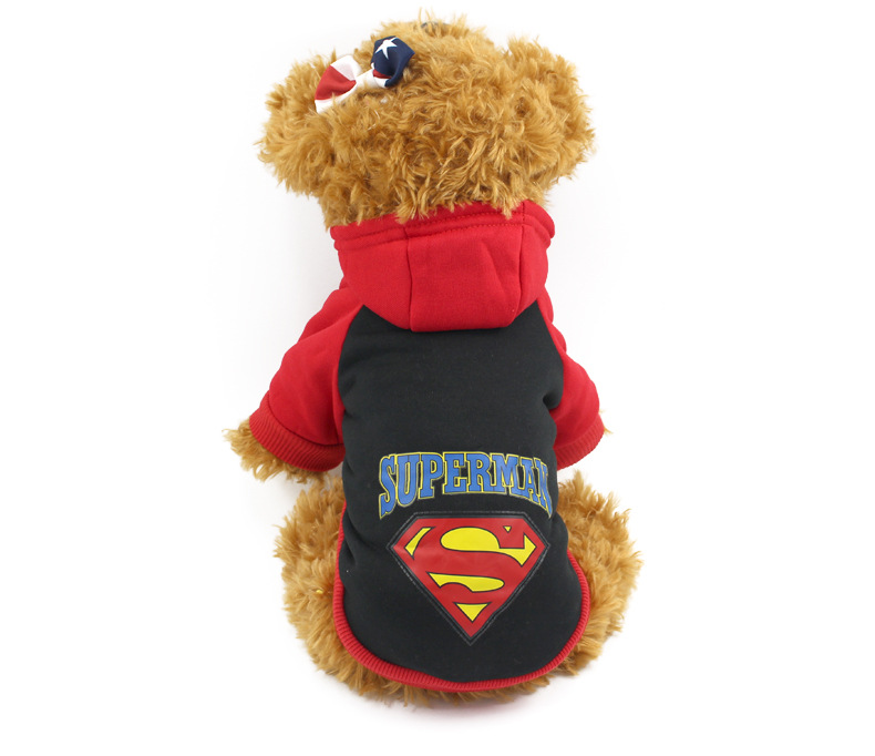 Pet Autumn and Winter Clothing Dog Hooded Sweater Dog Clothes Dog with Coat and Cap Bingui Teddy Dog Clothing