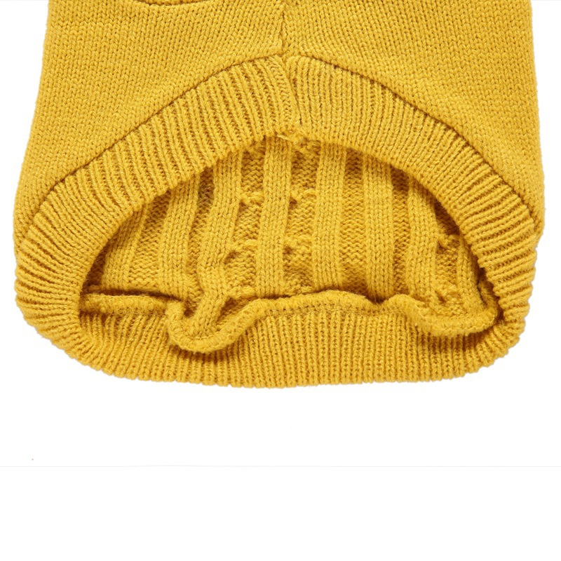 Pet Supplies Dog Clothing Solid Color Pet Dog Dog Sweater Dog Clothes Autumn and Winter Wholesale