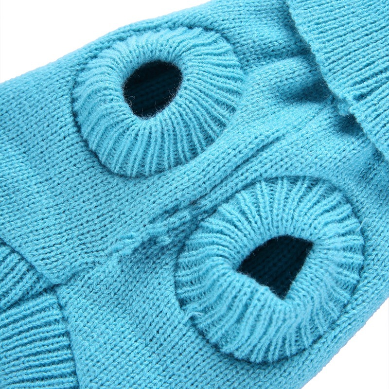 Pet Supplies Dog Clothing Solid Color Pet Dog Dog Sweater Dog Clothes Autumn and Winter Wholesale