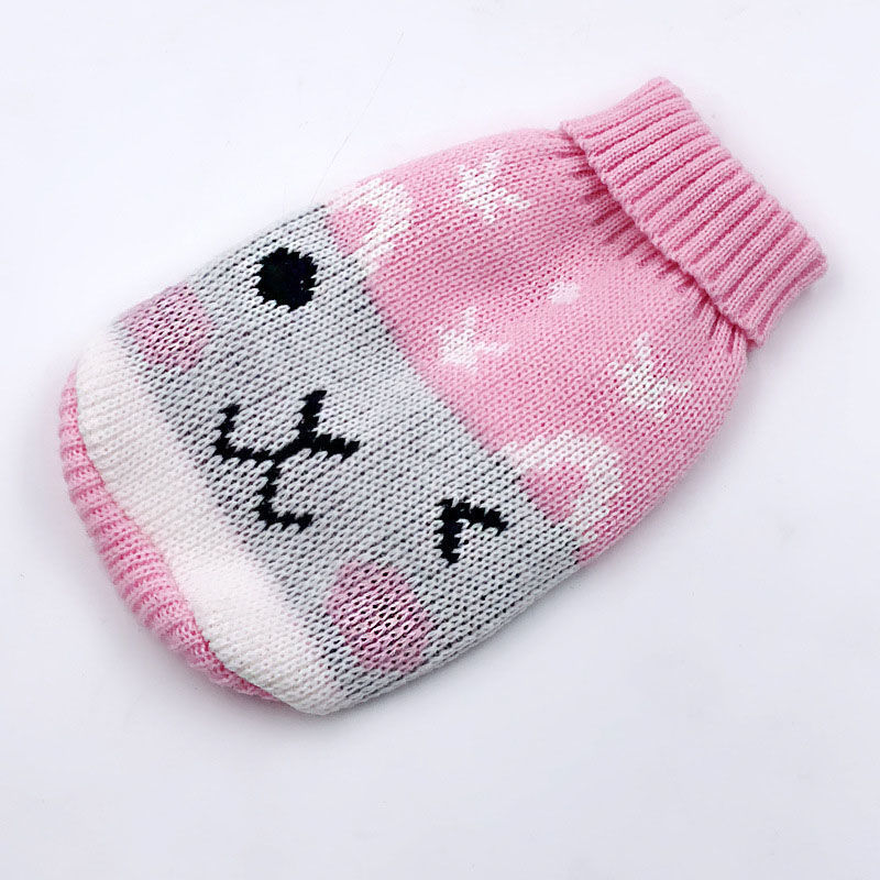 Pet Clothes Dog Sweater Autumn and Winter New Two-Legged Pet Clothes Warm Small Sweater Cat Dog Clothes