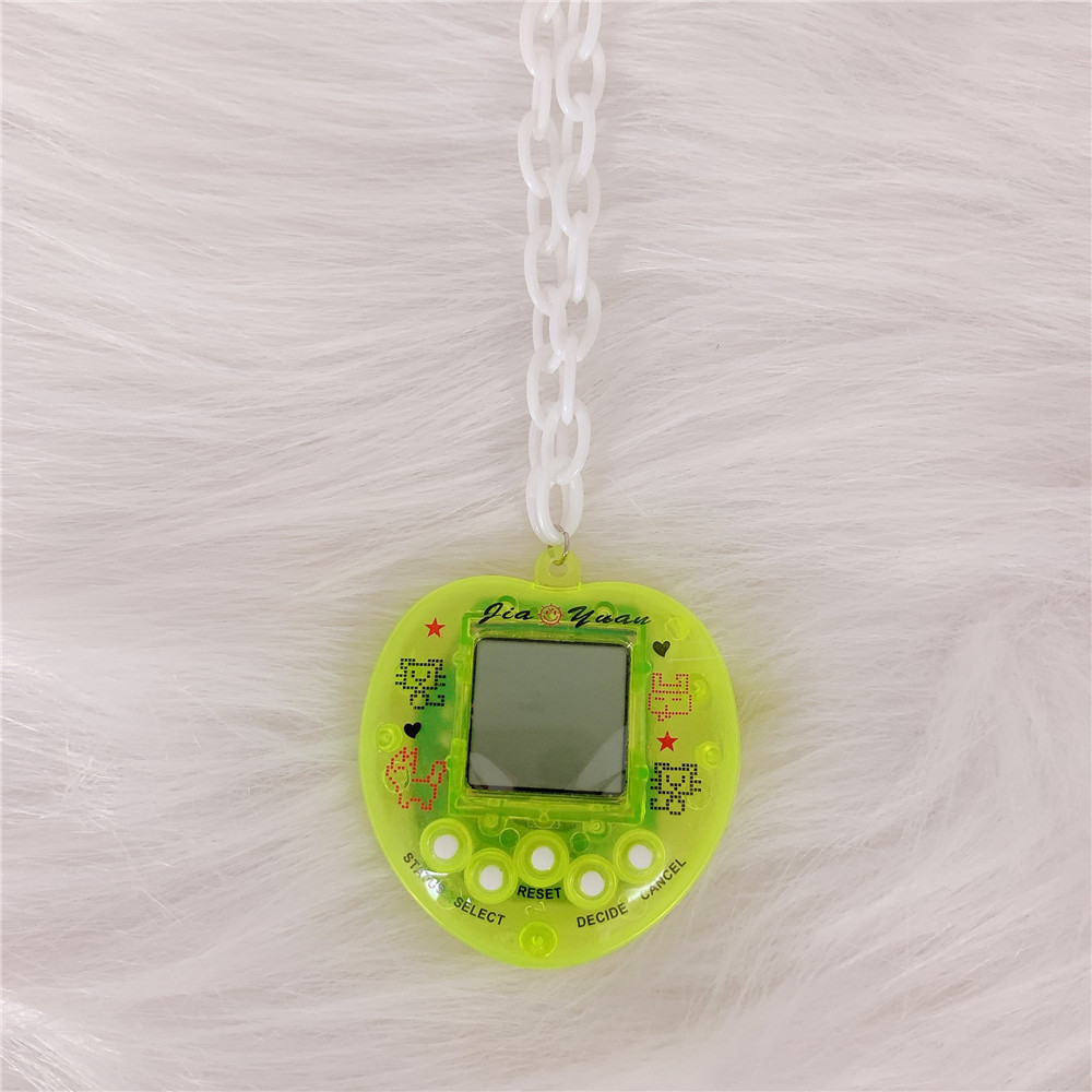 New Childhood Creative Toy Memories Candy Color Electronic Pet Machine Necklace Halter Sweater Chain Trendy Female Accessories
