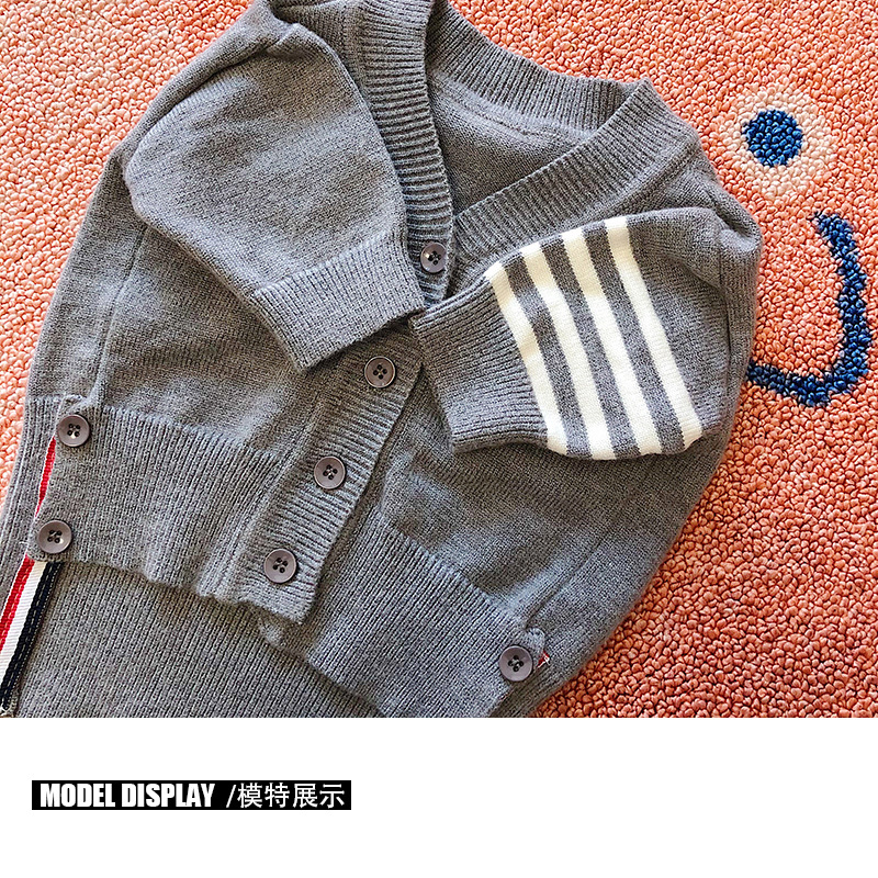 Pet Dog Clothes TB Trendy Brand Sweater Autumn and Winter Cardigan Puppy Cat Small Dog Bichon Teddy Clothing