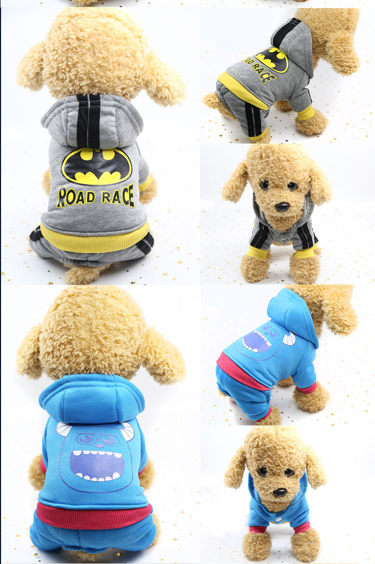 A Variety of Dog Clothes Four-Legged Sweater Button Pet Clothes Pet Supplies Cat Clothes Autumn and Winter New Style