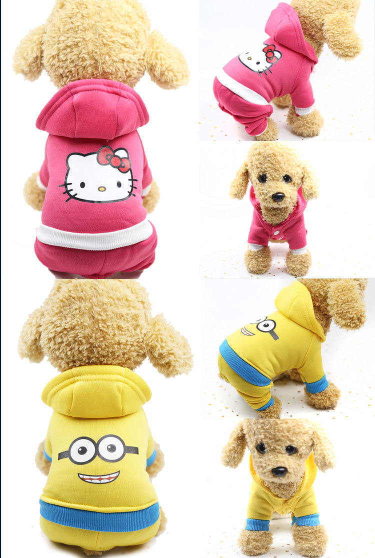 A Variety of Dog Clothes Four-Legged Sweater Button Pet Clothes Pet Supplies Cat Clothes Autumn and Winter New Style
