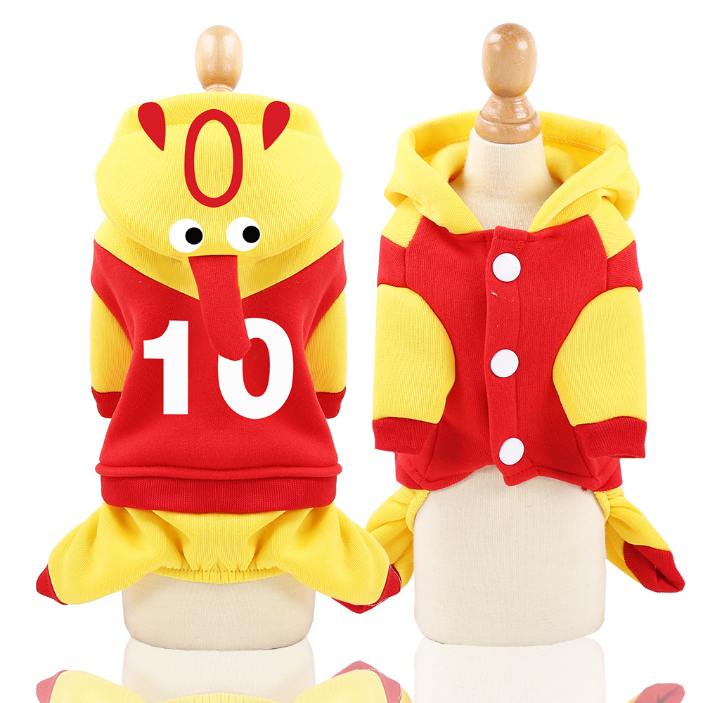 A Variety of Dog Clothes Four-Legged Sweater Button Pet Clothes Pet Supplies Cat Clothes Autumn and Winter New Style