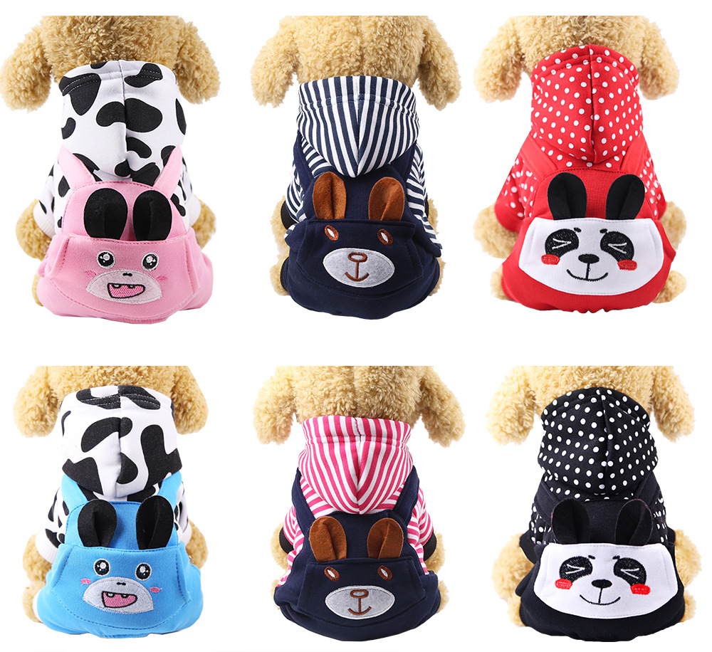 A Variety of Dog Clothes Four-Legged Sweater Button Pet Clothes Pet Supplies Cat Clothes Autumn and Winter New Style