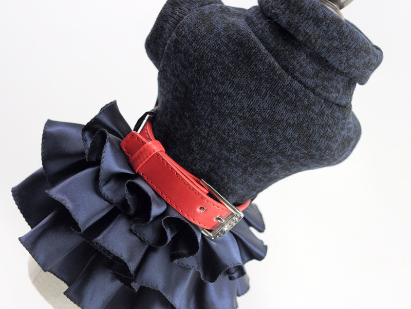 Pahnli Pet Manufacturer Dog Skirt Dress Sweater Autumn and Winter Pet Supplies Set
