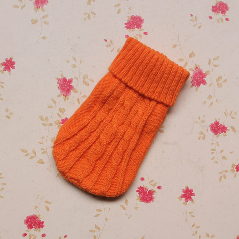 Thicken Autumn and Winter Pet Dog Sweater Warm Threedimensional Twisted Rope Kitten Puppy Sweater Teddy Bear Dog Clothes