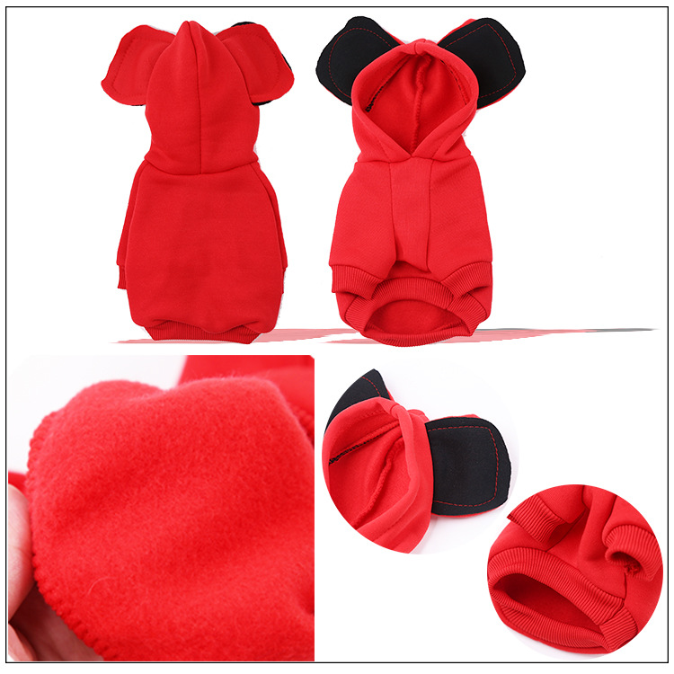 Autumn Winter Sweater Pocket Two-legged Clothes Sporty Pet Clothes Dog Cat Clothes Pet Supplies