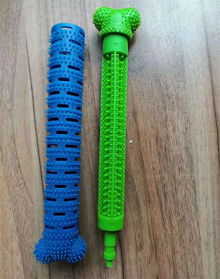 TV New Pet Molar Rod Dog Molar Toy Teeth Cleaning Rubber Toothbrush