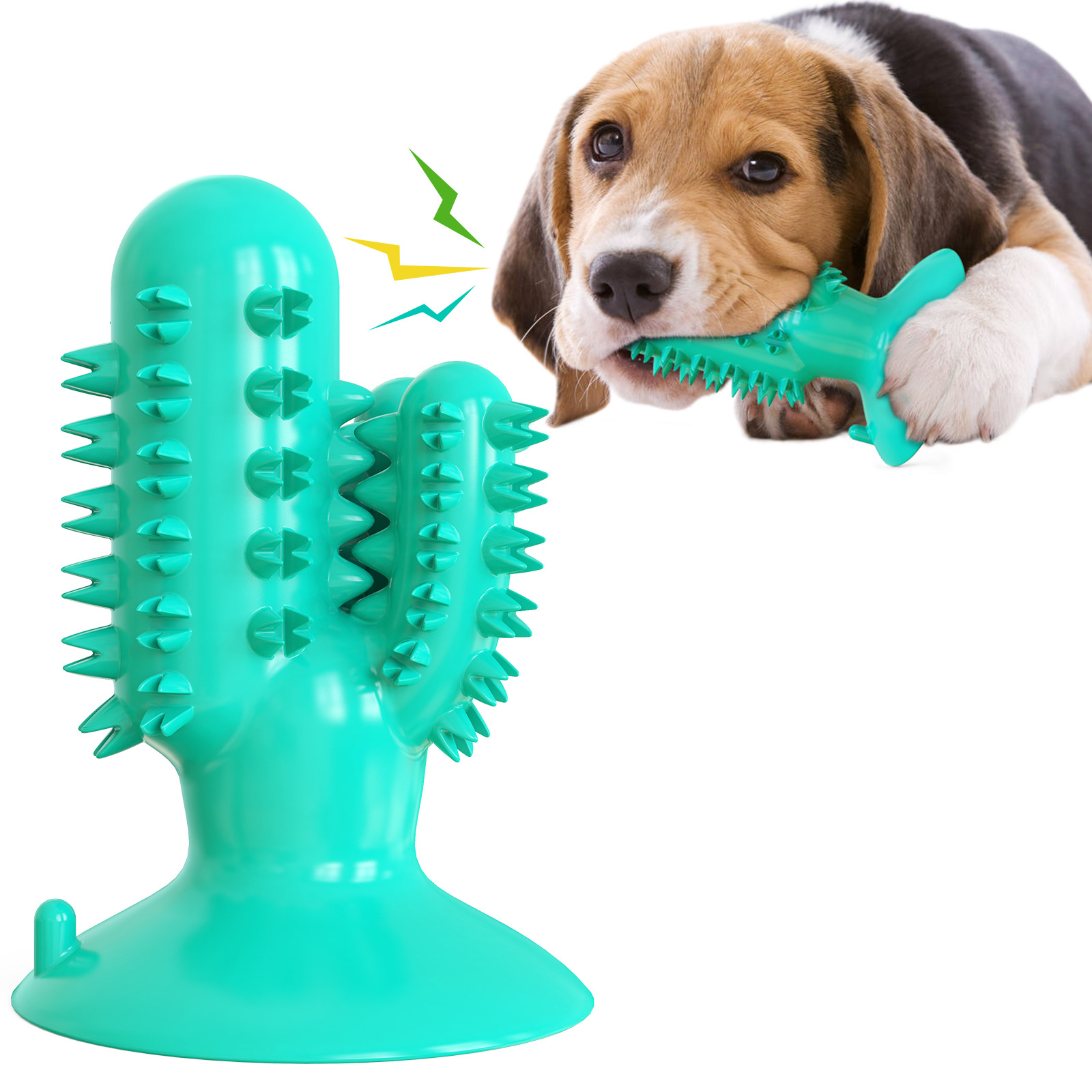 Pet Supplies New Amazon Hot Pet Puppy Molar Rod Sounding Dog Toy Creaking Dog Toothbrush