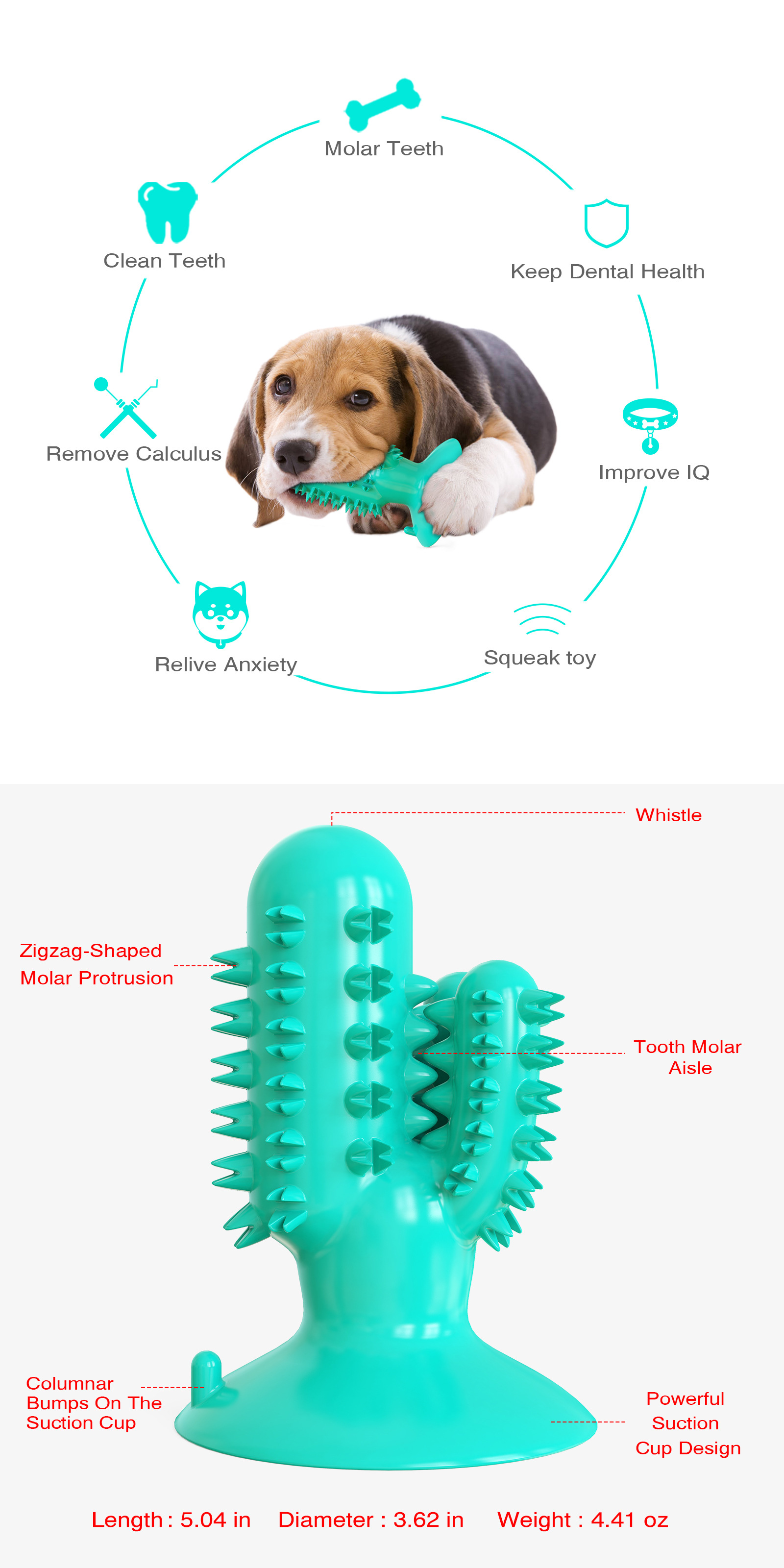 Pet Supplies New Amazon Hot Pet Puppy Molar Rod Sounding Dog Toy Creaking Dog Toothbrush